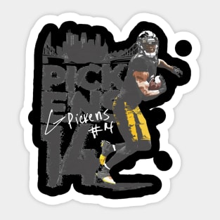 George Pickens Pittsburgh Player Name Sticker